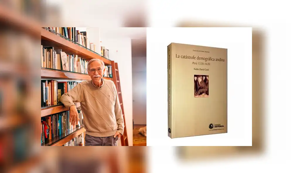 l historiador Noble David Cook es autor de La conquista biológica: las enfermedades en el Nuevo Mundo (2005). Foto: Composición
