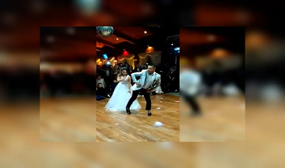 En Facebook, una chica preparó un baile sorpresa acompañada de su padre, quien impresionó por sus movimientos.