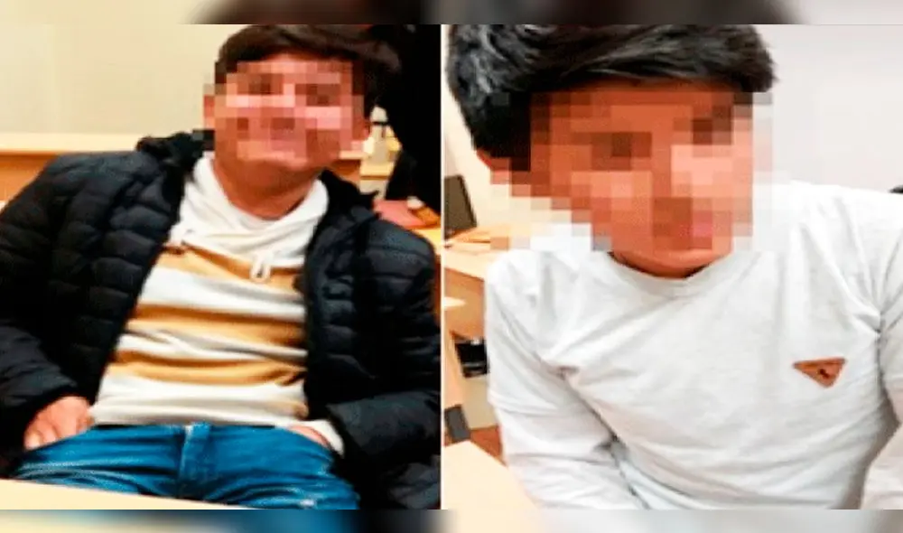 Intervenidos son dos adolescentes de 17 años. Intervenidos son dos adolescentes de 17 años.