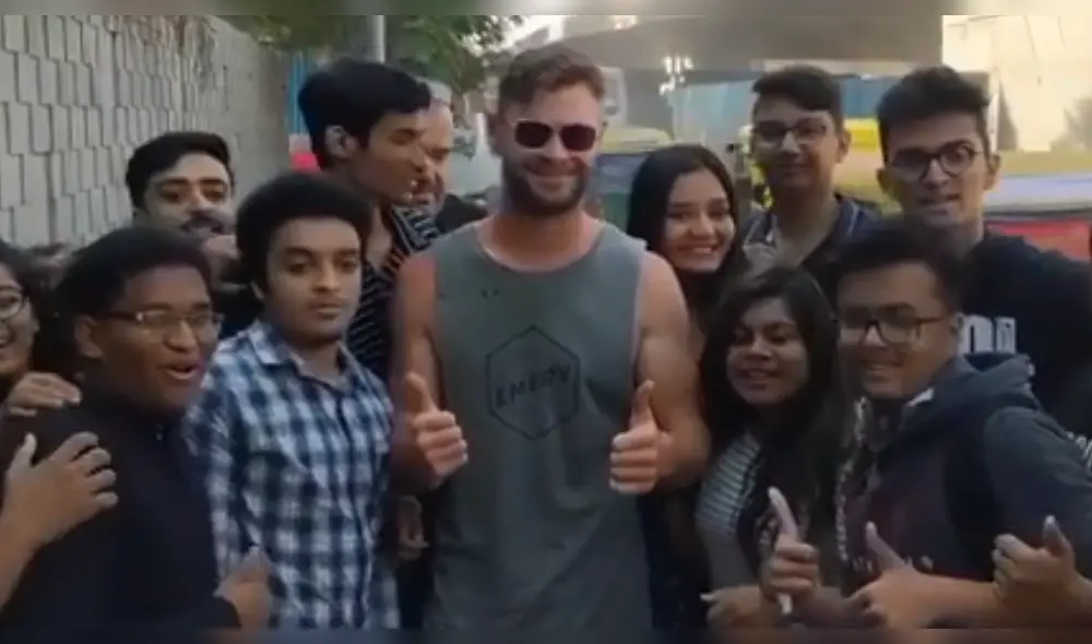 Chris Hemsworth compartió imágenes junto a sus seguidores del continente asiático. (Foto: Instagram)