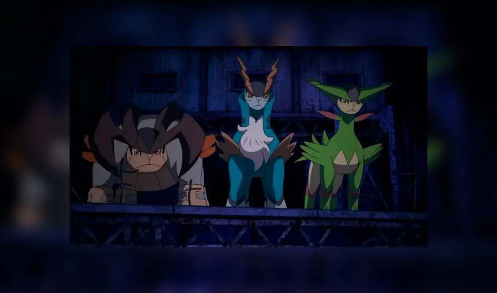 Terrakion, Cobalion y Virizion en el anime de Pokémon