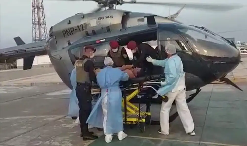 El rescate se logró con el apoyo de efectivos de la Unidad de Salvataje. Foto: PNP