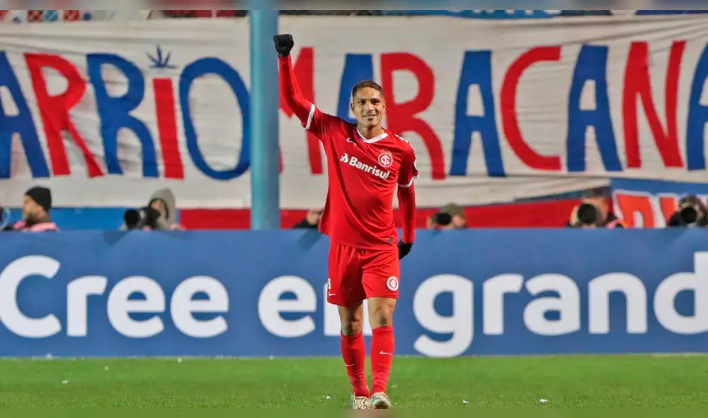 Copa Libertadores 2019: la narración brasileña del gol de Paolo Guerrero en el Inter de Porto Alegre vs. Nacional de Uruguay.