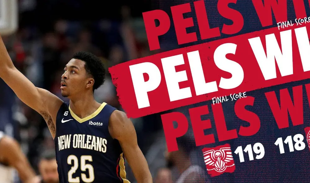 Los Pelicans ganaron los últimos dos cuartos. Foto: Twitter New Orleans Pelicans Los Pelicans ganaron los últimos dos cuartos. Foto: Twitter New Orleans Pelicans