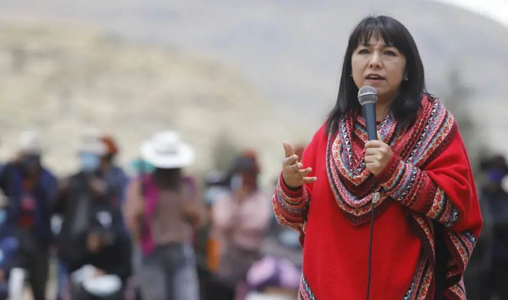 Mirtha Vásquez estuvo en la región de Apurímac. Foto: PCM Mirtha Vásquez estuvo en la región de Apurímac. Foto: PCM