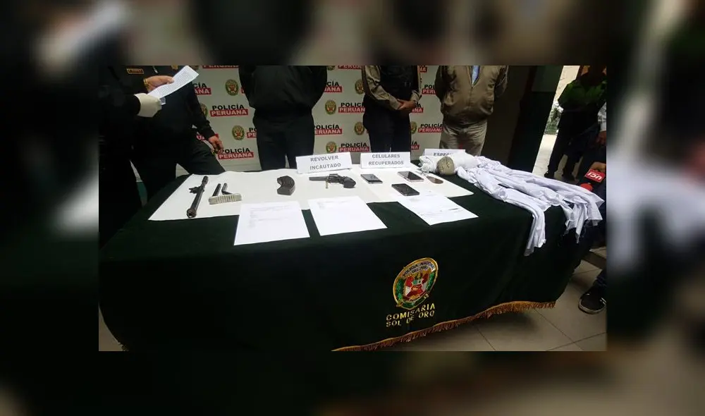 Acciones de inteligencia pudo dar el paradero de estos presuntos delincuentes que mostraron actitud desafiante en su traslado. (Foto: PNP)