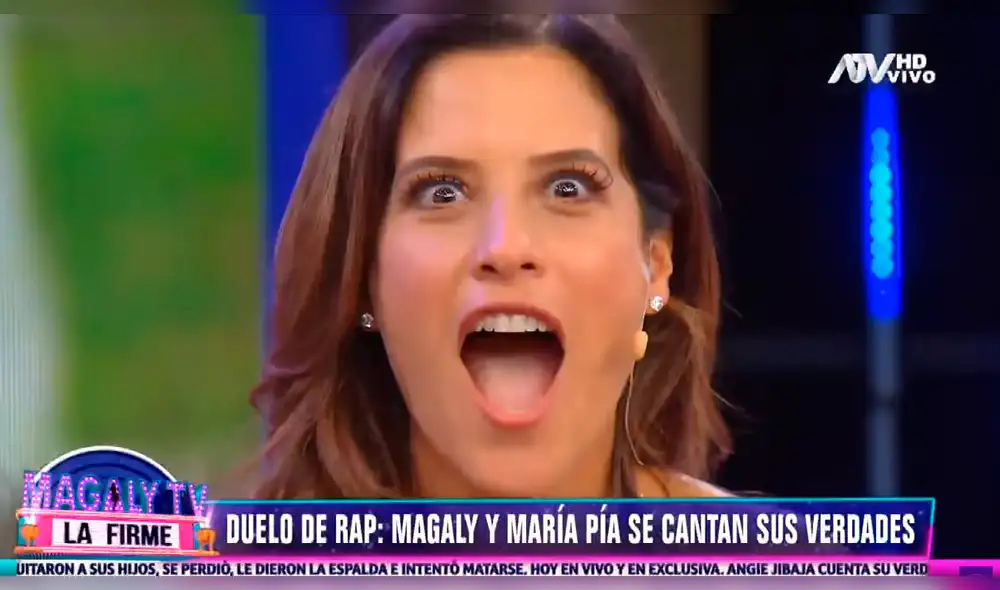 María Pía Copello y Magaly se lanzan terribles calificativos en 'duelo de rap'