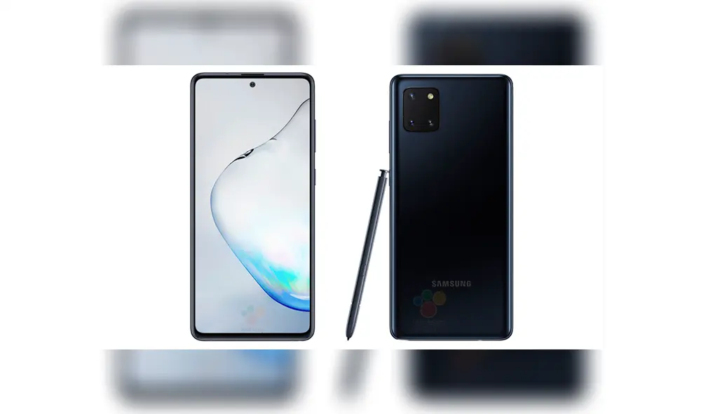 Imágenes filtradas del Samsung Galaxy Note 10 Lite. | Fuente: WinFuture