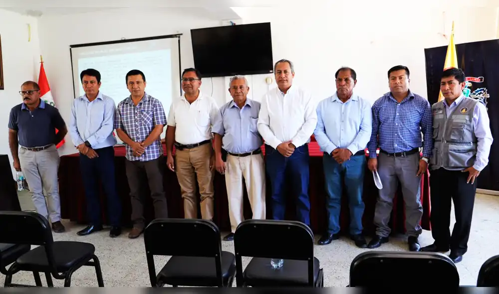 Alcaldes de los distritos de Lambayeque participan de reunión del Instituto Vial Provincial.