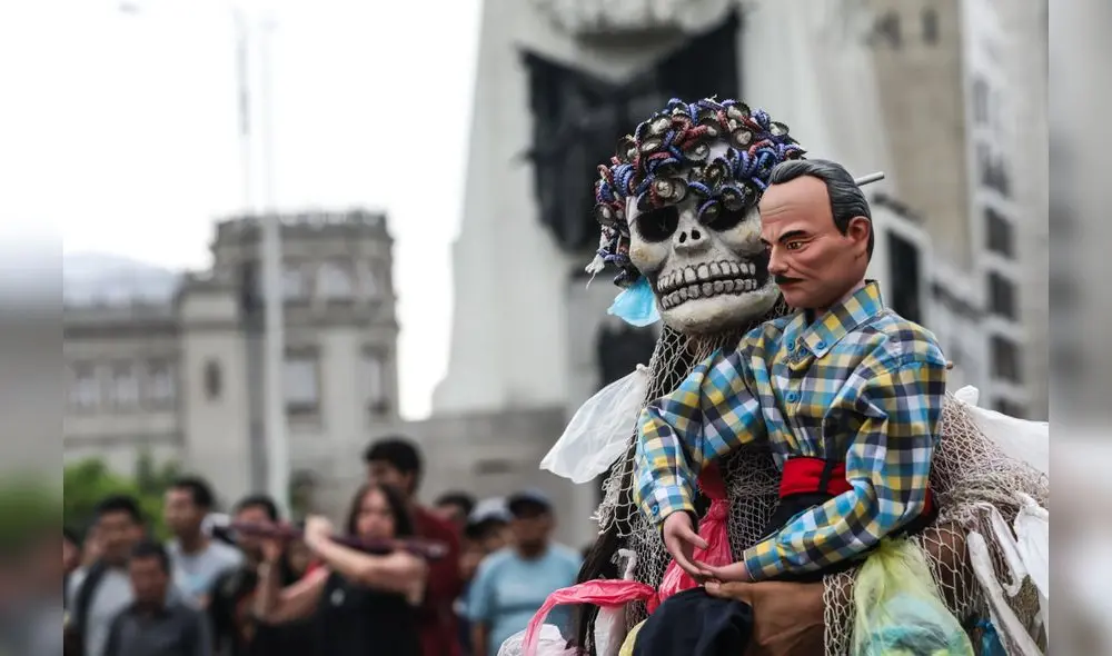 Yuyachkani se sumó al tour el sábado 18 por el cumpleaños de Arguedas. Fotografía: Aldair Mejía