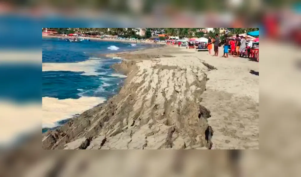 Pescadores y servicios turísticos tuvieron que retirar sus embarcaciones de la orilla para prevenir cualquier incidente. (FOTO: Captura) Pescadores y servicios turísticos tuvieron que retirar sus embarcaciones de la orilla para prevenir cualquier incidente. (FOTO: Captura)