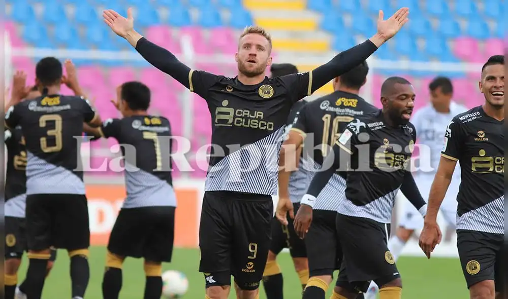 Danilo Carando fue el salvador de la tarde para el Cusco FC.