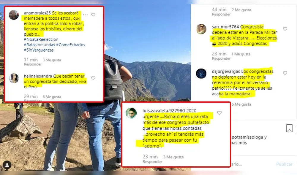 Richard Acuña es criticado por viajar con Brunella Horna y no asistir a Parada Militar [VIDEO]
