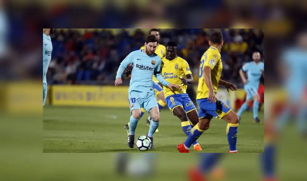 FC Barcelona y La Palmas igualaron 1 a 1 en duelo por Liga Santander