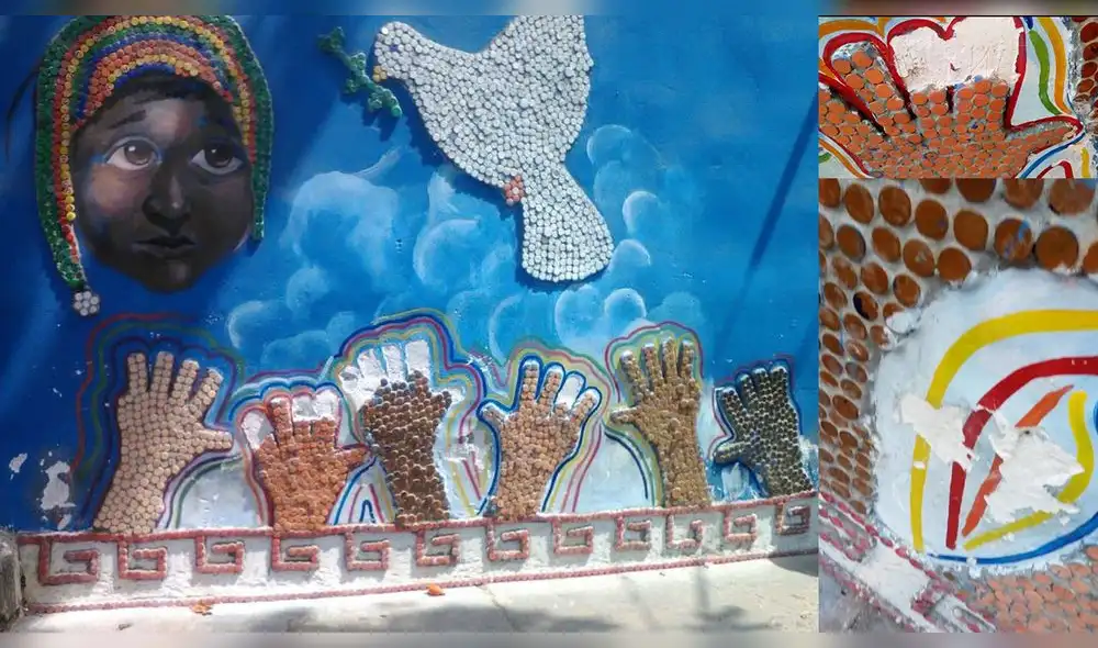 Destruyen mural en pleno centro de Chiclayo 