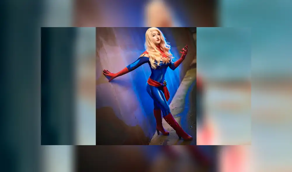 Instagram: Fan de Brie Larson realiza atrevido cosplay de Capitana Marvel y emociona a miles [FOTOS] 