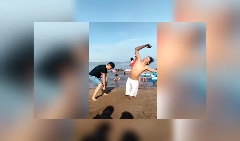 Facebook: joven asiático imita a ‘muñeco inflable’ y causa risas en miles de usuarios [VIDEO]