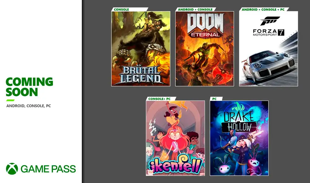 Cada mes, nuevos juegos llegan al catálogo. El último AAA fue Doom Eternal. Foto: Microsoft Cada mes, nuevos juegos llegan al catálogo. El último AAA fue Doom Eternal. Foto: Microsoft