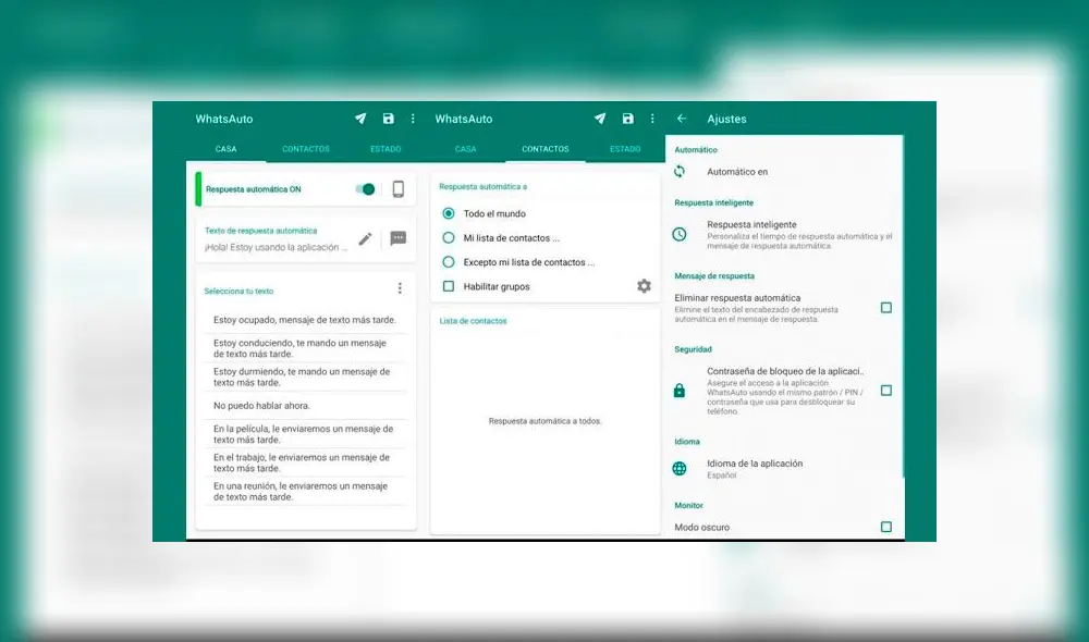 WhatsAuto es una aplicación gratuita.