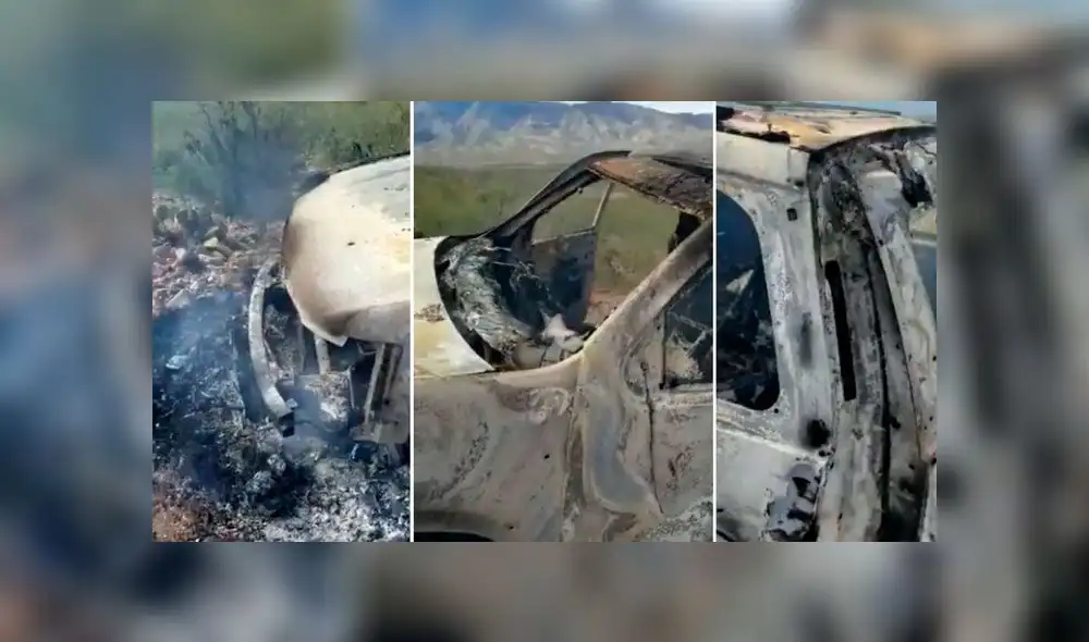 Así quedó la camioneta donde viajaban 10 personas, de las cuales siete eran menores de edad. Foto: difusión Así quedó la camioneta donde viajaban 10 personas, de las cuales siete eran menores de edad. Foto: difusión