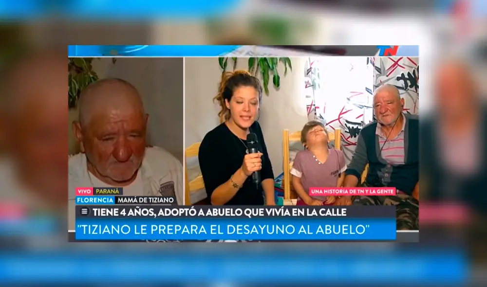 Desliza hacia la izquierda para conocer al niño que adoptó a un anciano indigente, escena viral de YouTube. Desliza hacia la izquierda para conocer al niño que adoptó a un anciano indigente, escena viral de YouTube.