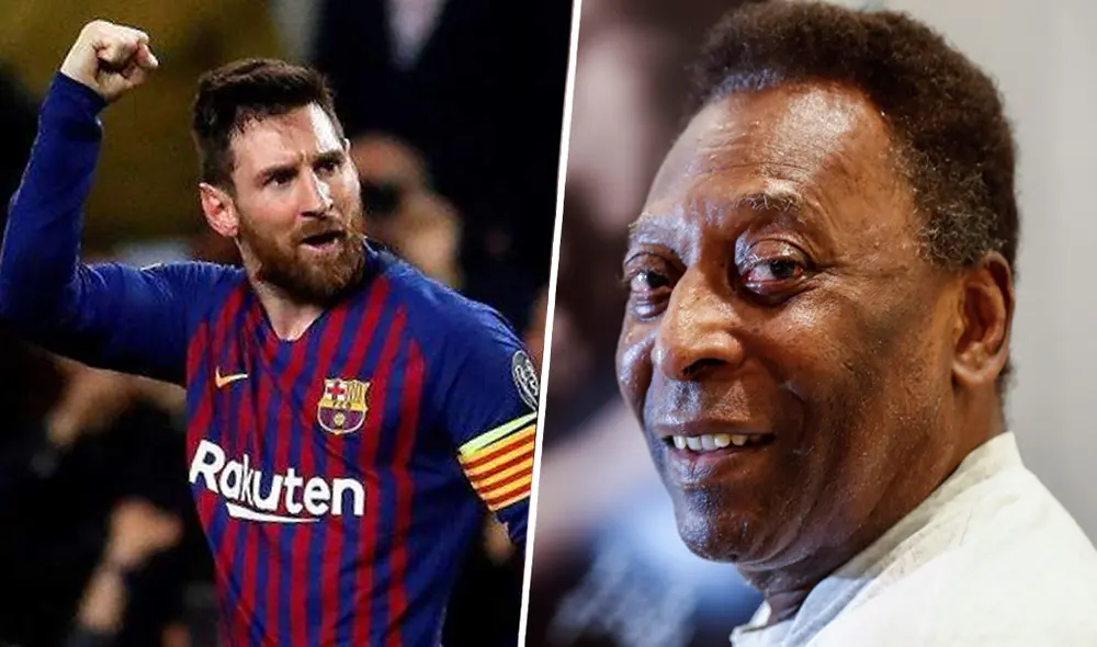 Pelé saludó a Messi por sus 700 goles. | Foto: EFE Pelé saludó a Messi por sus 700 goles. | Foto: EFE