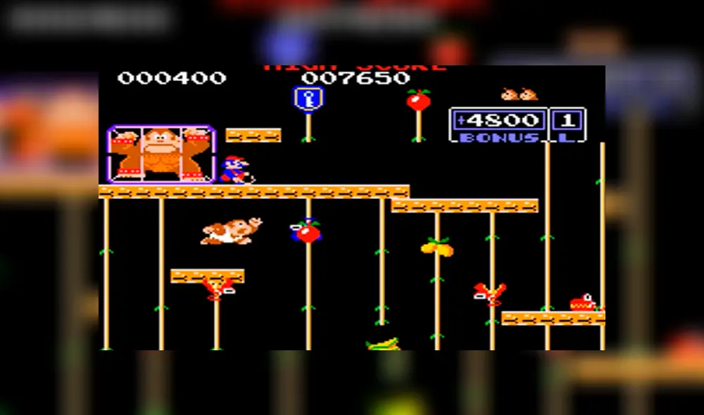 Mario Bros como villano en Donkey Kong. Foto: Captura / YouTube.