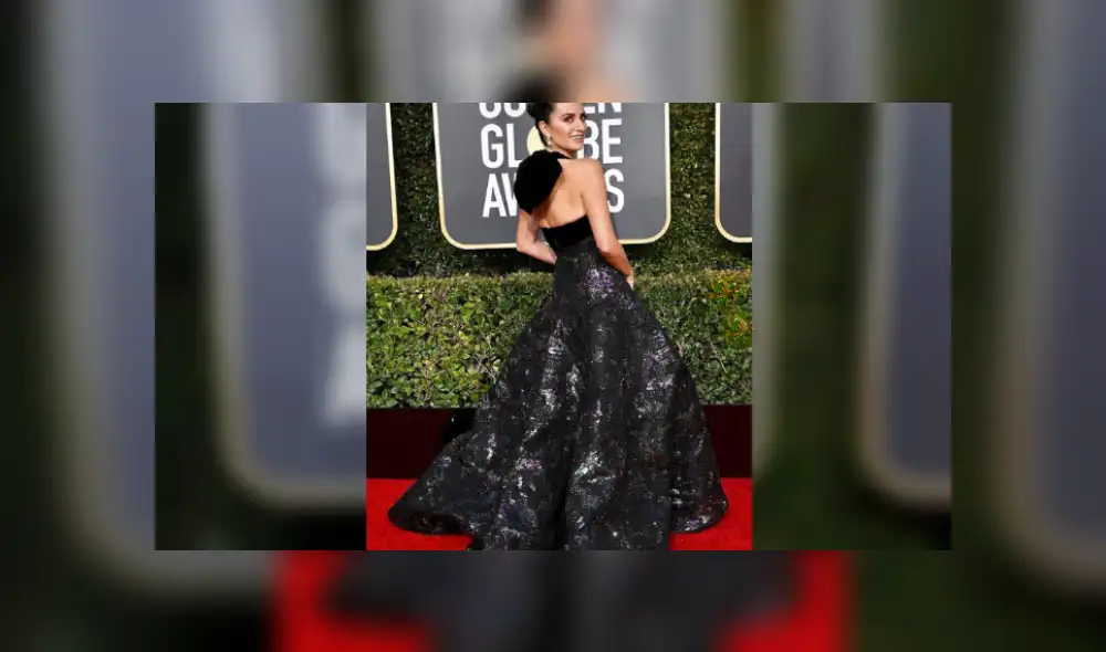 Golden Globes 2019: Penélope Cruz sorprendió a todos con escotado vestido durante la red carpet