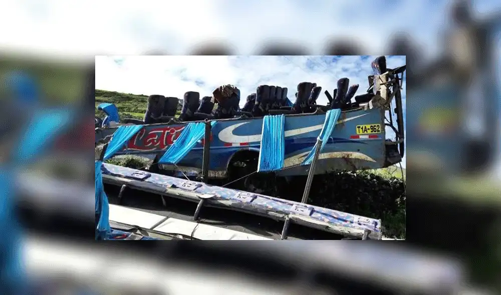 La Libertad: bus cae al abismo y deja un muerto y 4 heridos