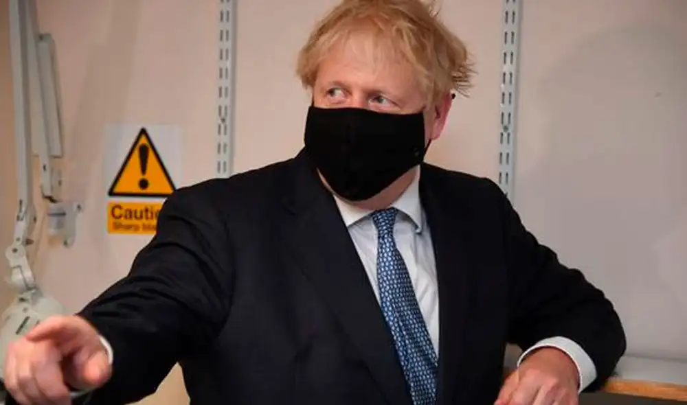 El primer ministro británico, Boris Johnson impuso nuevas restricciones ante segunda ola de coronavirus. Foto: AFP