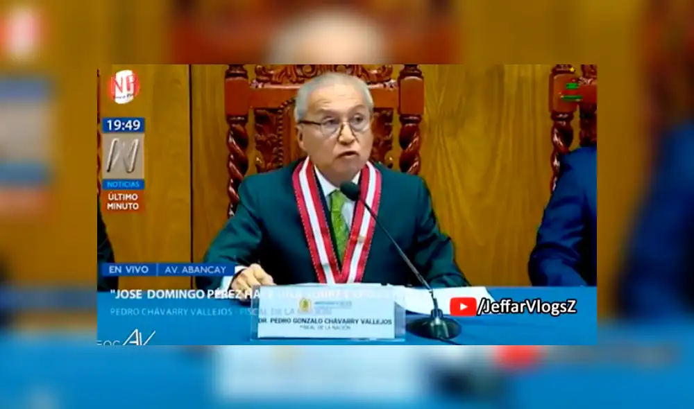 Usuarios crean divertido doblaje de conferencia de Pedro Chávarry que se vuelve viral [VIDEO]