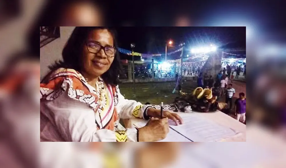 Carmen Cáceres Castro, jefa de la comunidad nativa de Sepahua. Foto: Carmen Cáceres. Carmen Cáceres Castro, jefa de la comunidad nativa de Sepahua. Foto: Carmen Cáceres.