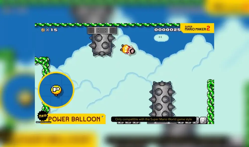 El globo de Super Mario World también llegará.