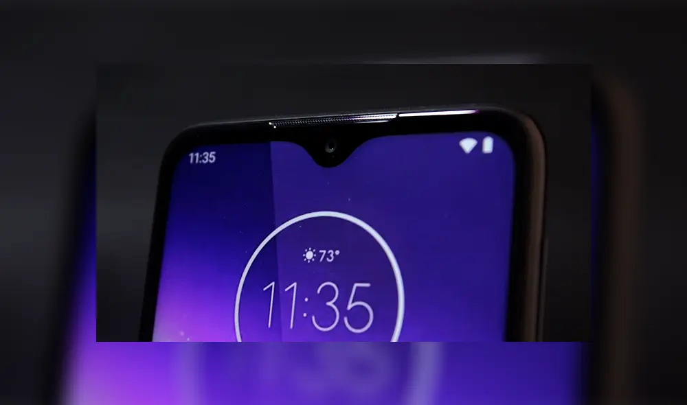 Motorola One Macro: cámara frontal de 8 megapíxeles.| Foto: Carol Larrain Motorola One Macro: cámara frontal de 8 megapíxeles.| Foto: Carol Larrain