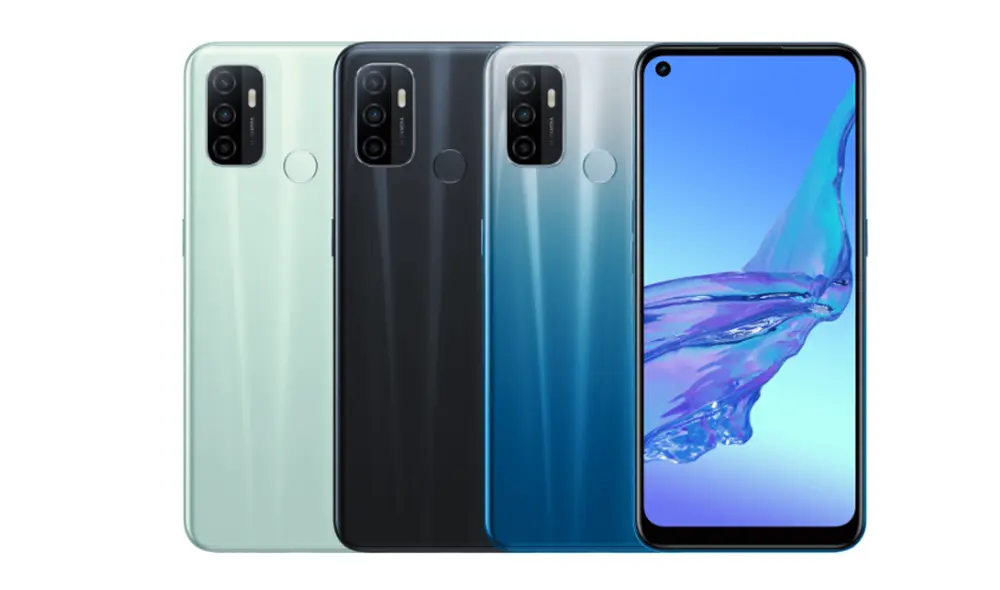 Está disponible en color verde menta, negro y azul. | Foto: Oppo Está disponible en color verde menta, negro y azul. | Foto: Oppo