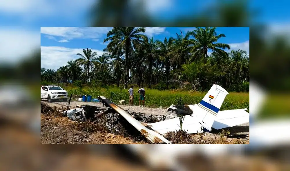Avioneta de matrícula boliviana cae en Tocache, San Martín [VIDEO]