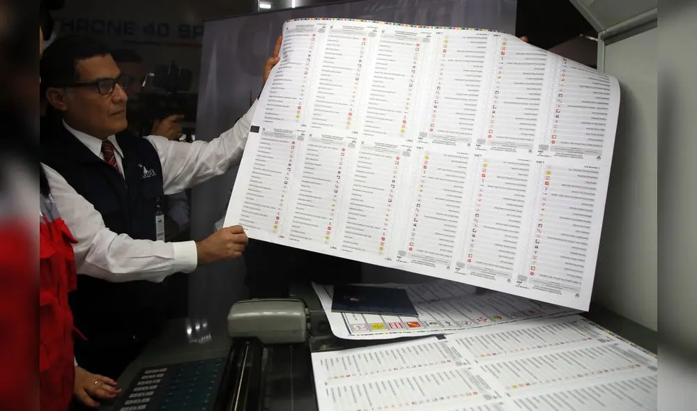 ONPE imprimirá diariamente más de un millón y medio de cédulas. 100 personas por día verán control de calidad. Foto: Difusión ONPE imprimirá diariamente más de un millón y medio de cédulas. 100 personas por día verán control de calidad. Foto: Difusión