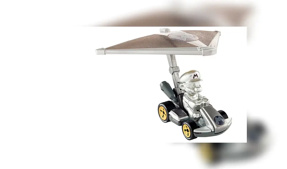 Circuito de Hot Wheels inspirado en Mario Kart