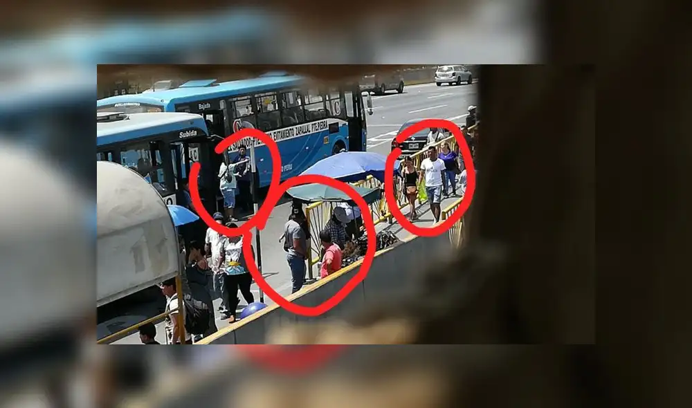 los actos delictivos de sujetos quedaron registrados en video. (Foto: PNP)