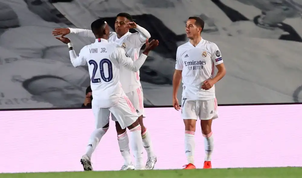 Real Madrid venció al Inter por la fecha 3 del grupo B de la Champions League. Foto: EFE