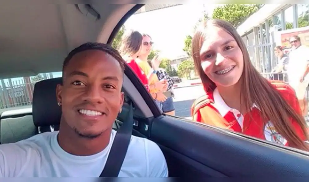Instagram: El emotivo mensaje de despedida de una hincha del Benfica a André Carrillo [FOTOS]