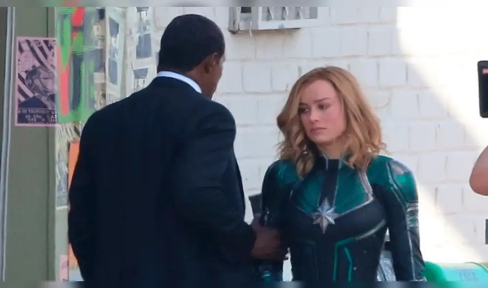 Capitana Marvel: Filtran nuevas imágenes de la película [VIDEO]