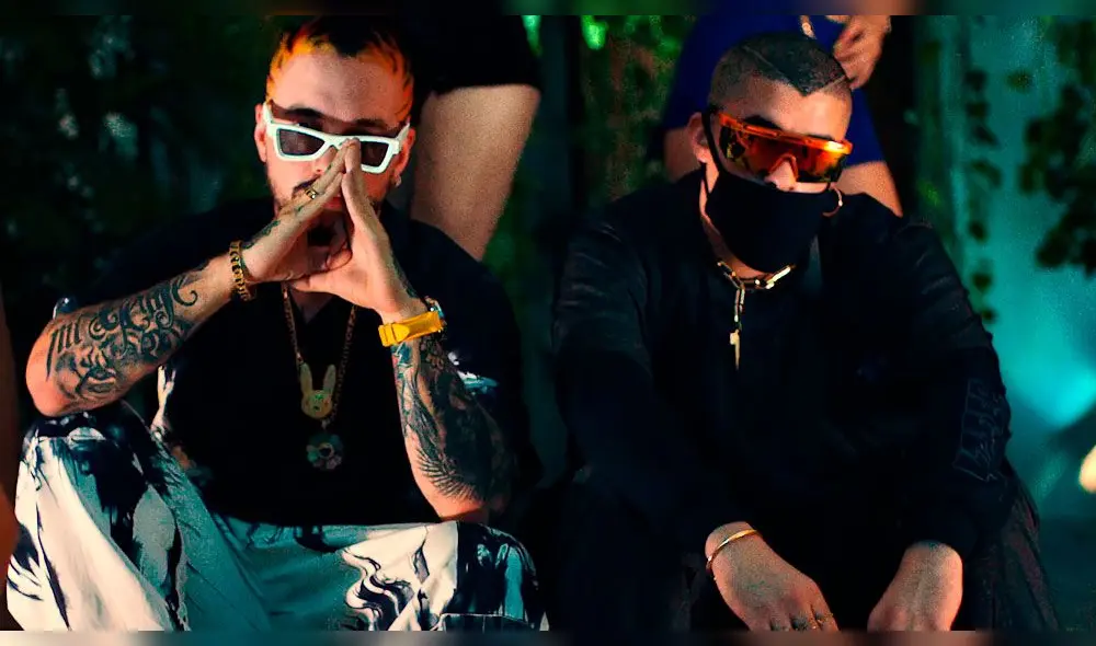 J Balvin y Bad Bunny