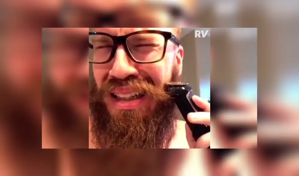 Facebook viral: hombre se quita la barba tras 2 años sin afeitarse y así luce [VIDEO] 