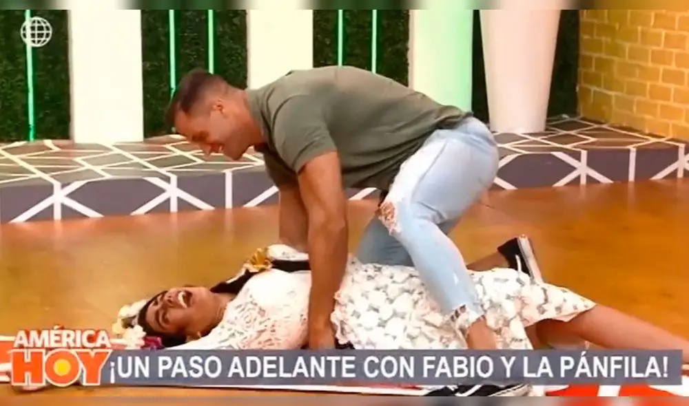 Fabio Agostini y la 'Pánfila' en América Hoy Fabio Agostini y la 'Pánfila' en América Hoy