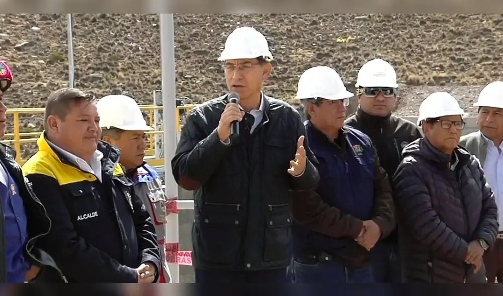 Martín Vizcarra inspecciona trasvase de ríos Chilota – Chincune en Moquegua
