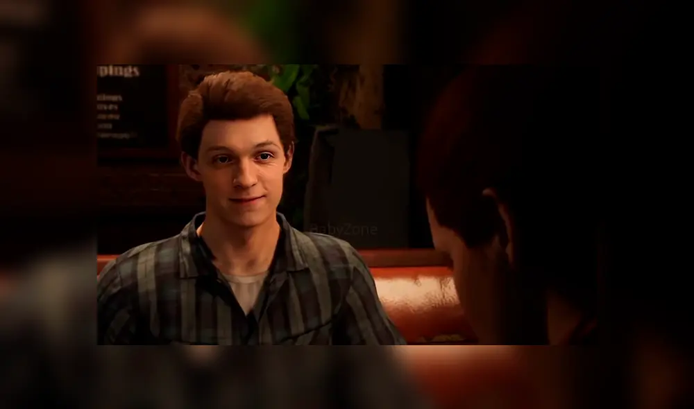 Tom Holland como Peter Parker en Marvel's Spider-Man. Fotocaptura: BabyZone.