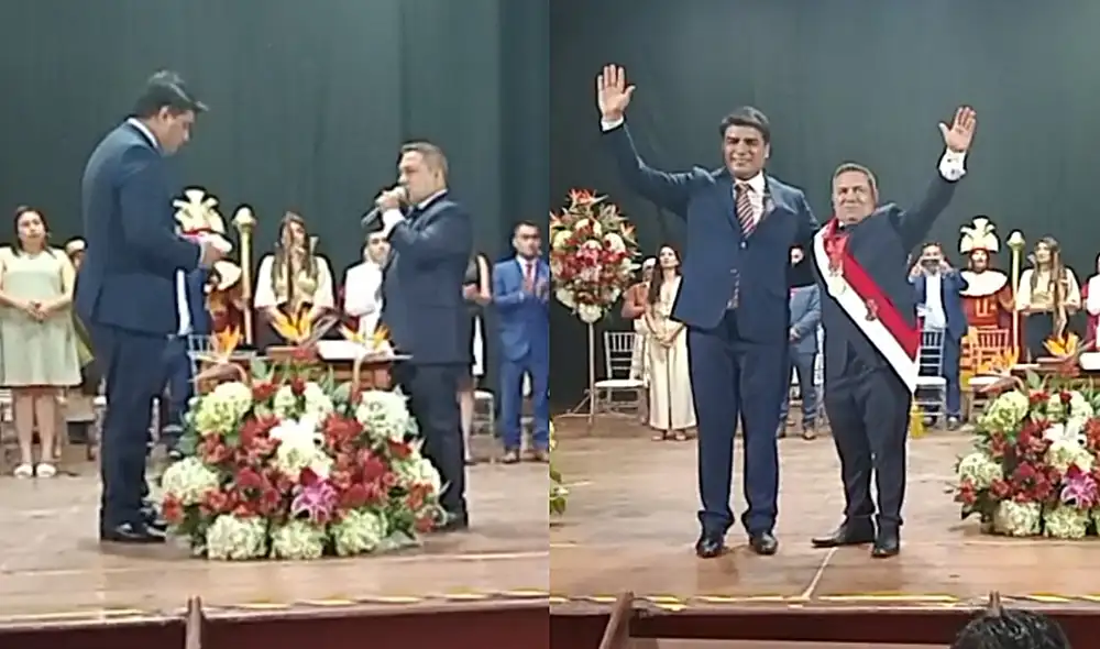 César Fernández, alcalde provincial de Trujillo juró este lunes. Foto: MPT