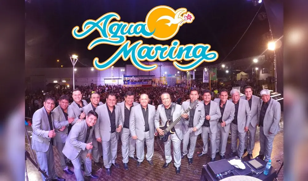 José Quiroga empezaron en la música con otra orquesta de cumbia. Foto: Agua Marina/Facebook