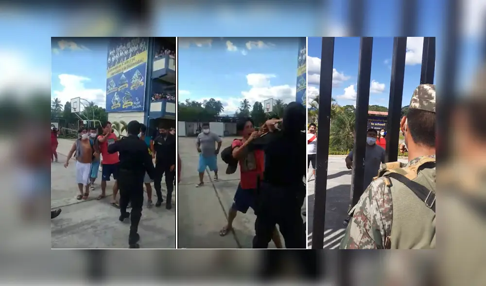 Trasladados que cumplían cuarentena agreden a policías y militares al ser intervenidos Moyobamba - San Martin Trasladados que cumplían cuarentena agreden a policías y militares al ser intervenidos Moyobamba - San Martin